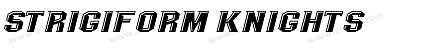 Strigiform Knights字体转换